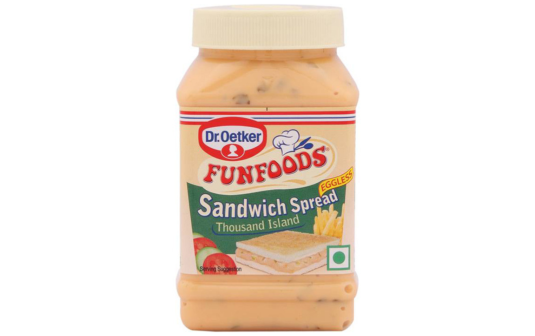 Dr Oetker Fun Foods Sandwich Spread Thousand Island Eggless Plastic Jar 300 Grams Gotochef